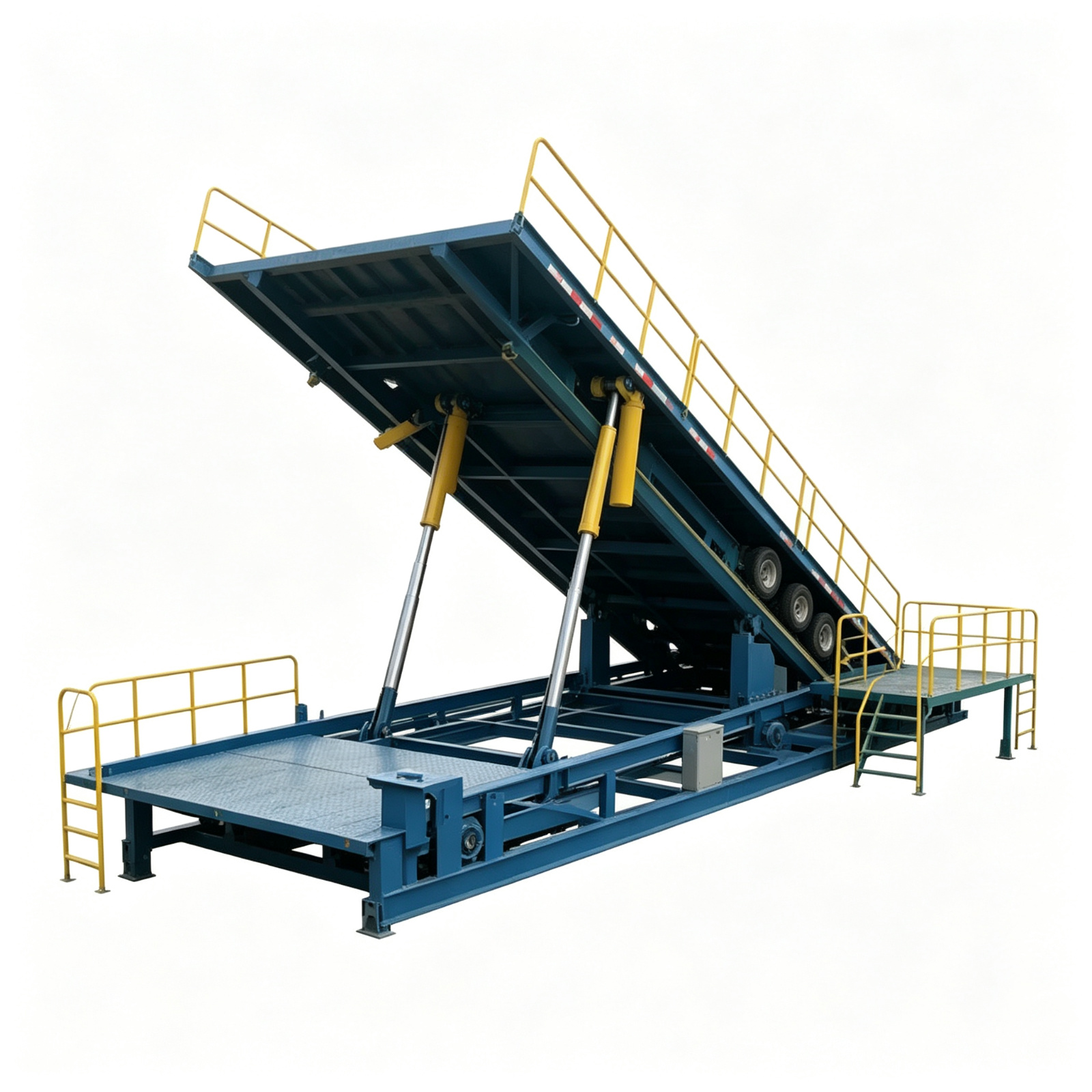 Hydraulic Tipping Platform for Bulk Truck Unloading