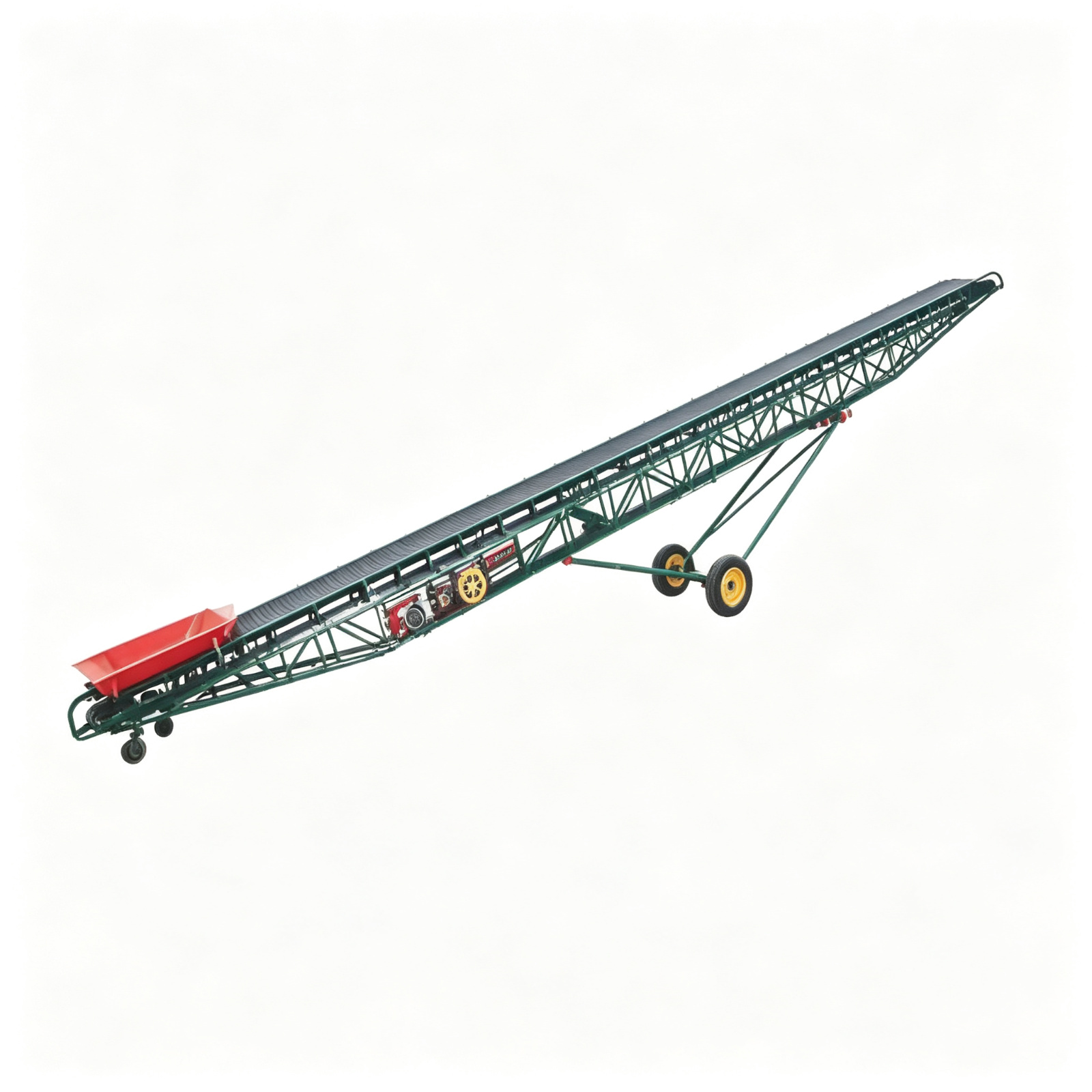 Mobile Height Belt Conveyor for Grain Silo Loading