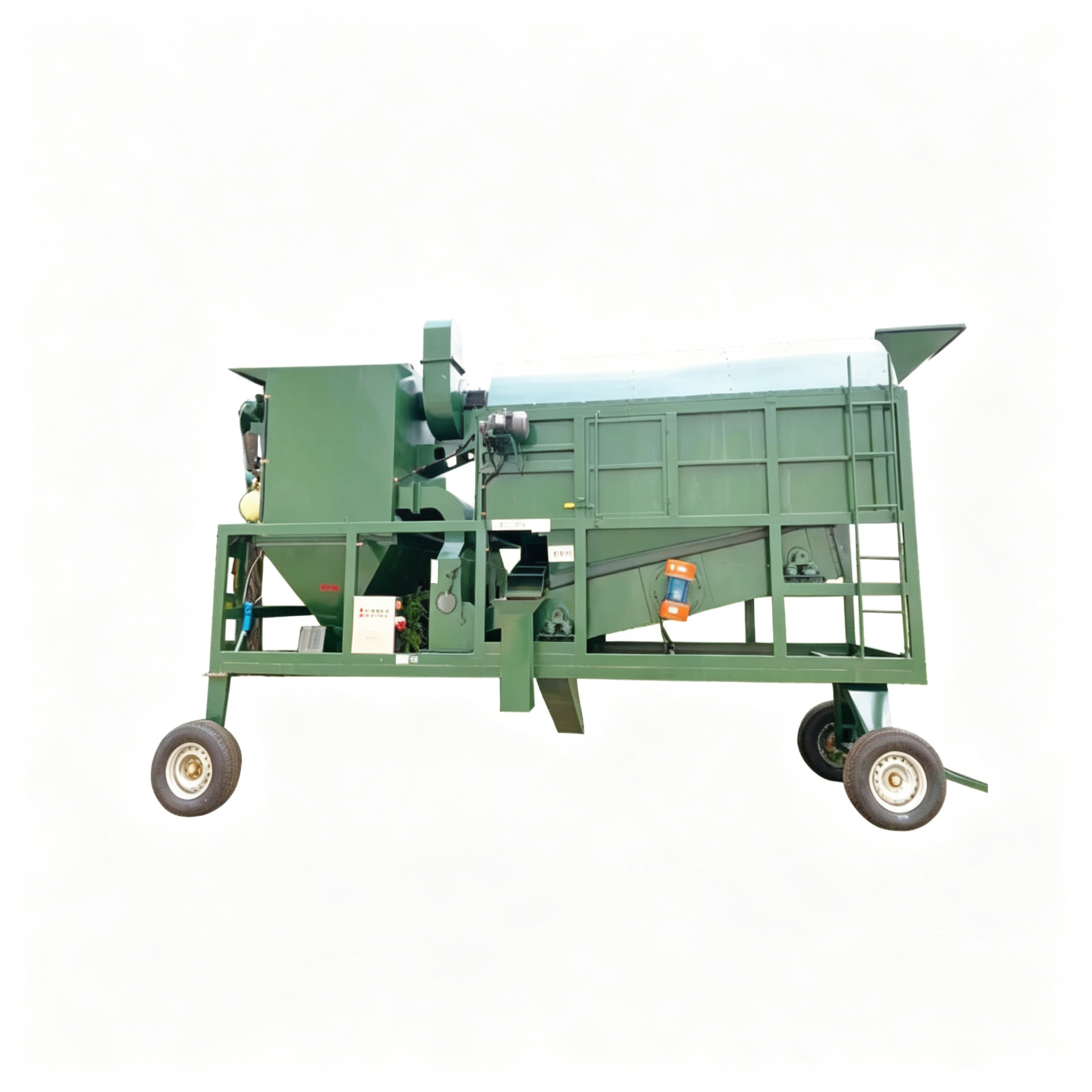Mobile Pulse Dust Removal Roller Screen for Grain Cleaning