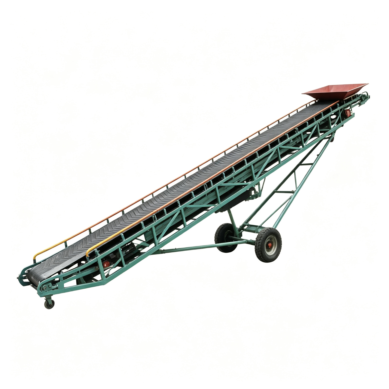 Mobile Telescopic Belt Conveyor for Truck and Wagon Grain Loading | MOVANT
